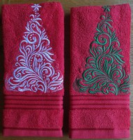 Kersthanddoek motief 1 Kersthanddoek motief 1