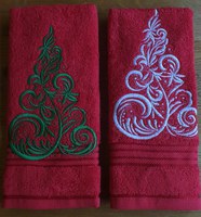 Kersthanddoek motief 3 Kersthanddoek motief 3